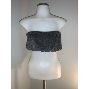 Shimmery Tube Top